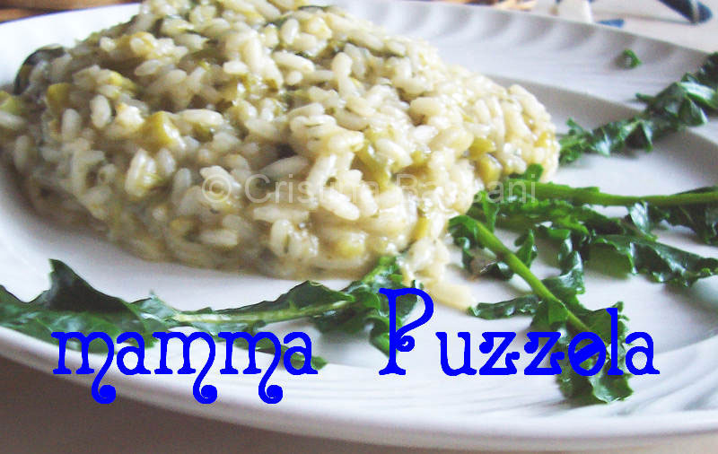 Risotto con broccoli fiolari di creazzo e grotte di montegalda